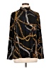 Susan Graver Black Long Sleeve Blouse Size L - photo 1