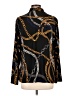 Susan Graver Black Long Sleeve Blouse Size L - photo 2