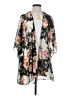 Emory Park 100% Polyester Black Kimono Size S - photo 1