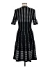 CeCe Houndstooth Black Casual Dress Size M - photo 2