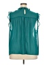 Torrid 100% Polyester Teal Sleeveless Blouse Size 3X Plus (3) - photo 2