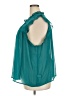 Torrid 100% Polyester Teal Sleeveless Blouse Size 3X Plus (3) - photo 5