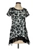 Simply Vera Vera Wang 100% Polyester Gray Short Sleeve Top Size XS - photo 1