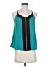 Socialite 100% Polyester Teal Green Sleeveless Blouse Size XS - photo 1