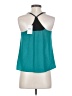 Socialite 100% Polyester Teal Green Sleeveless Blouse Size XS - photo 2