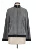Josephine Chaus Stripes Gray Track Jacket Size L - photo 1