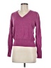 Kinross 100% Cashmere Polka Dots Purple Cashmere Pullover Sweater Size M - photo 1