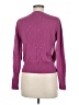 Kinross 100% Cashmere Polka Dots Purple Cashmere Pullover Sweater Size M - photo 2