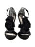 Nina Floral Black Heels Size 9 - photo 2