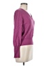 Kinross 100% Cashmere Polka Dots Purple Cashmere Pullover Sweater Size M - photo 4