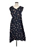 Roxy 100% Viscose Print Blue Casual Dress Size M - photo 1