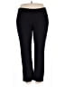 Ambrielle Solid Black Active Pants Size 2X - photo 1