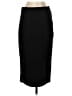 Messini Solid Black Casual Skirt Size S - photo 2