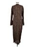 Never Fully Dressed Animal Print Brown Cocktail Dress Size 8 - photo 2