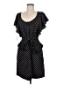 Elle 100% Polyester Polka Dots Black Casual Dress Size M - photo 1
