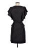 Elle 100% Polyester Polka Dots Black Casual Dress Size M - photo 2