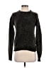 MICHAEL Michael Kors 100% Polyester Metallic Black Pullover Sweater Size S - photo 1