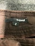Liquid Solid Brown Khaki Shorts Size 2 - photo 3