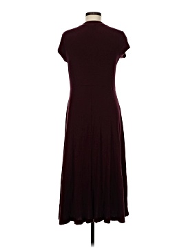 brown dress slit GAP Stretch Burgundy Corduroy Silver Buttoned Jacket - Casual - Everyday