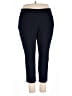 dalia Solid Blue Active Pants Size 22W - photo 1