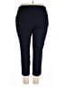 dalia Solid Blue Active Pants Size 22W - photo 2