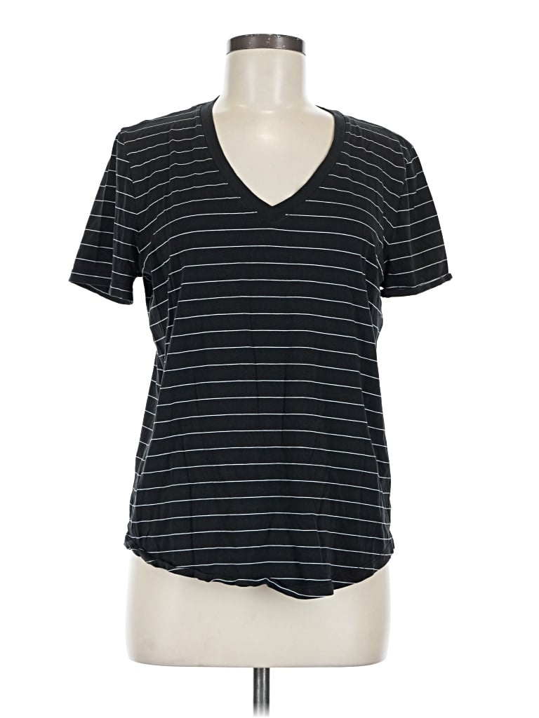 Pre-owned Lululemon Athletica Short Sleeve T-shirt In Black
