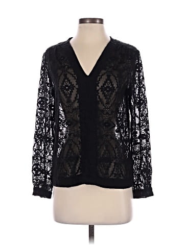 Rebecca Taylor 3/4 Sleeve Silk Top (view 1)