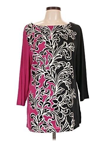 JM Collection 3/4 Sleeve Blouse (view 1)