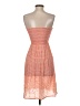 Cool Change 100% Rayon Stripes Orange Cocktail Dress Size S - photo 2