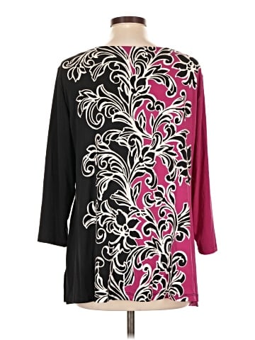 JM Collection 3/4 Sleeve Blouse (view 2)