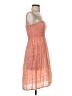 Cool Change 100% Rayon Stripes Orange Cocktail Dress Size S - photo 4