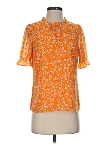 J.Crew Factory Store Short Sleeve Blouse (view 1)