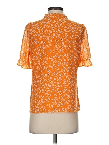 J.Crew Factory Store Short Sleeve Blouse (view 2)
