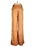4SI3NNA 100% Polyester Solid Brown Casual Pants Size L - photo 2