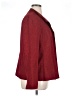 Kim Rogers Chevron-herringbone Red Blazer Size 16 - photo 4