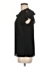 Worthington Black Short Sleeve Blouse Size M - photo 5