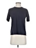 ASOS Solid Blue Short Sleeve Turtleneck Size 4 - photo 1