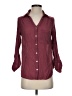Parallel Skies Burgundy 3/4 Sleeve Button-Down Shirt Size S - photo 1