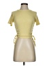 Zara Yellow Short Sleeve Top Size S - photo 1