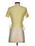 Zara Yellow Short Sleeve Top Size S - photo 2