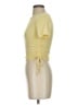 Zara Yellow Short Sleeve Top Size S - photo 5