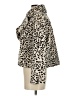 Love Token 100% Polyester Animal Print Ivory Faux Fur Jacket Size XS - photo 5