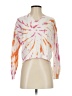 Aqua 100% Cotton Tie-dye Orange Pullover Sweater Size XS - photo 1