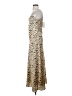 Thirty/Thirty 100% Polyester Animal Print Tan Cocktail Dress Size S - photo 5