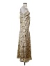Thirty/Thirty 100% Polyester Animal Print Tan Cocktail Dress Size S - photo 4