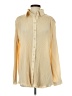 PrettyLittleThing Color Block Ivory Long Sleeve Blouse Size 2 - photo 1
