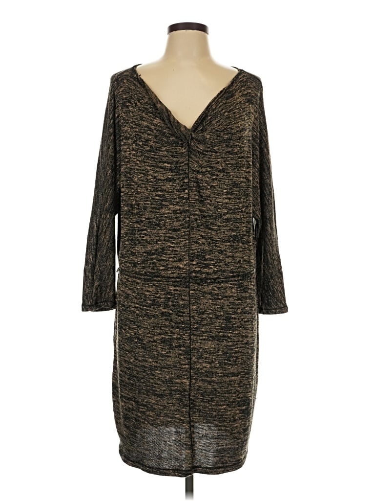 Pre-owned Studio M Casual Dress In Brown