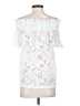 H&M 100% Polyester White Sleeveless Blouse Size 4 - photo 2