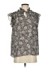 Pleione 100% Polyester Gray Sleeveless Blouse Size S - photo 1