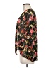 Lily White Black Long Sleeve Blouse Size L - photo 5